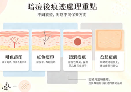 痘疤保養品推薦2026:淡痘印、凹洞痘疤及保養成分完整指南
